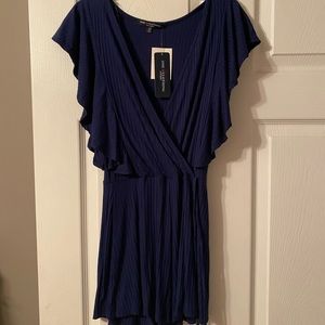 Navy Blue Romper